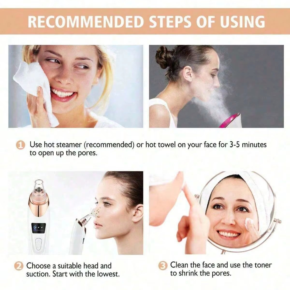 Electric Pore Cleaner & Blackhead Remover