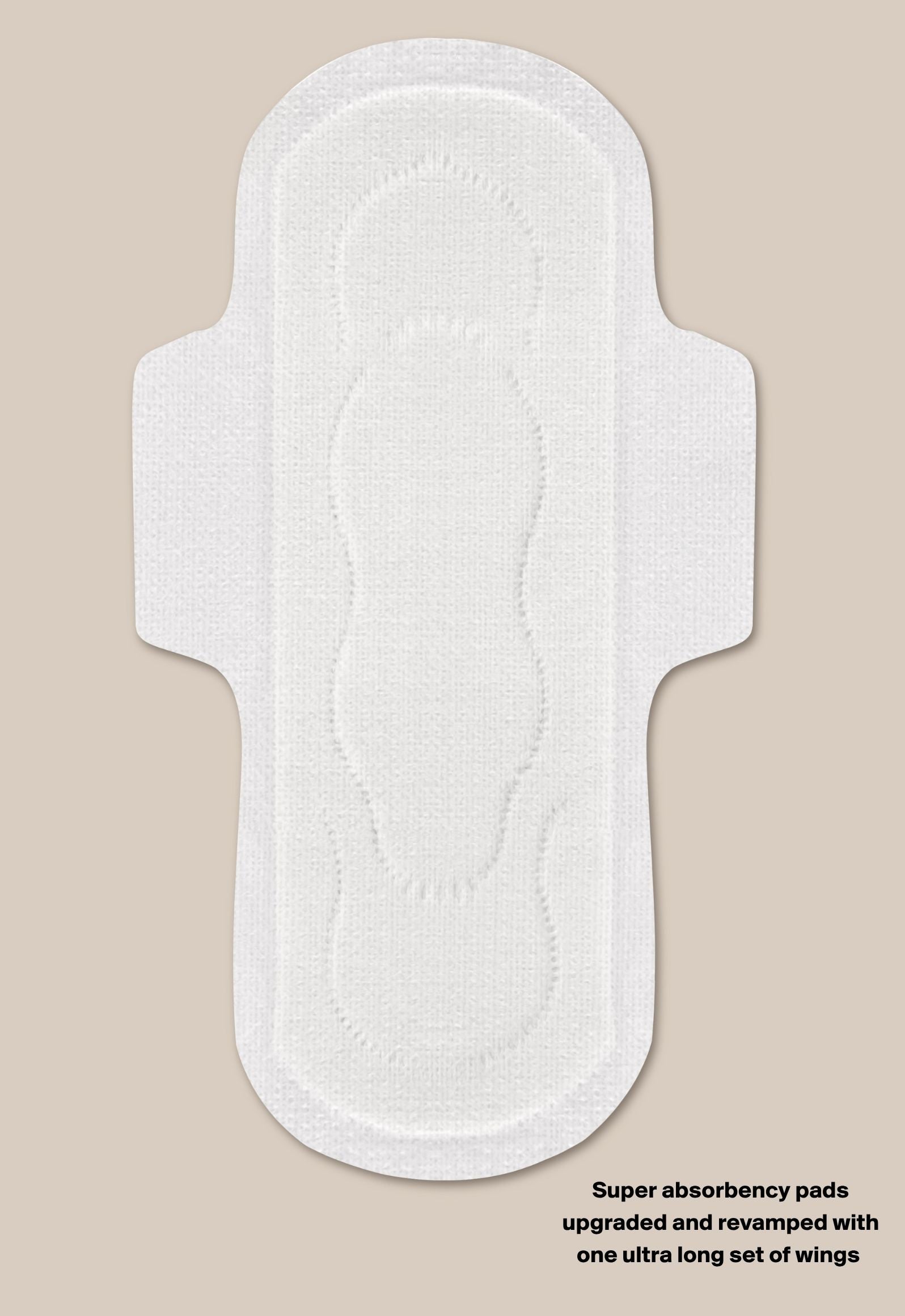 Organic Cotton and Hemp Fiber Pads with Wings- Super Absorbency